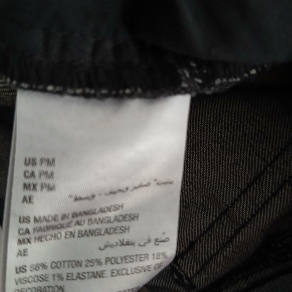Style & Co Black Rinse Wide-Leg Pants Pull On Size PM New $18 - Picture 8 of 10